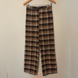 Village Square Plaid Dress Pants Size 8